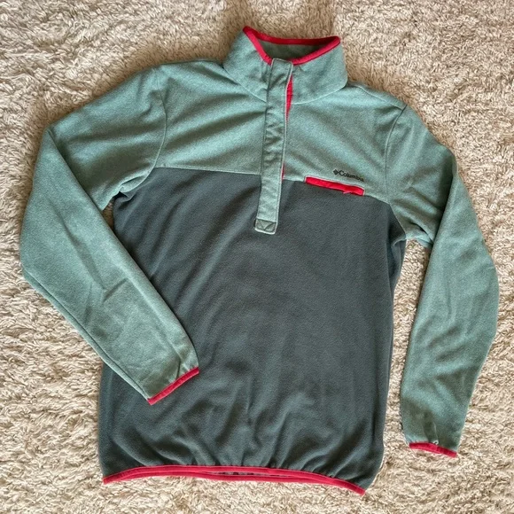 Columbia quarter button up sweater - Picture 1 of 4